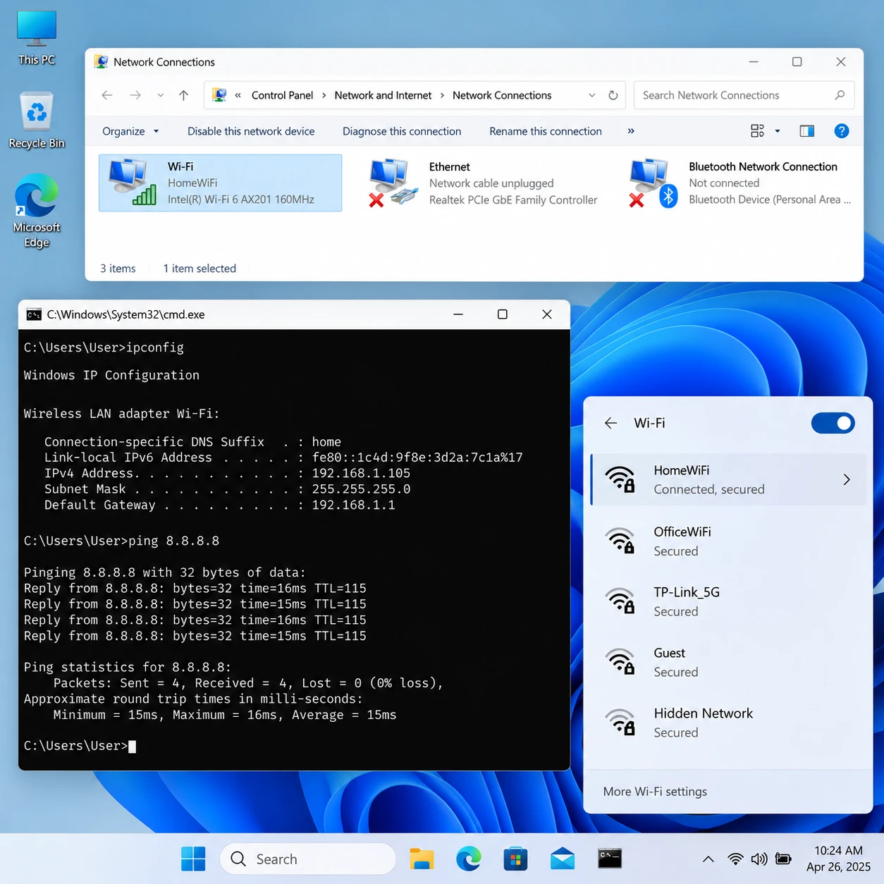 Windows Utilities and Network Configuration: Practical Topics to Explore